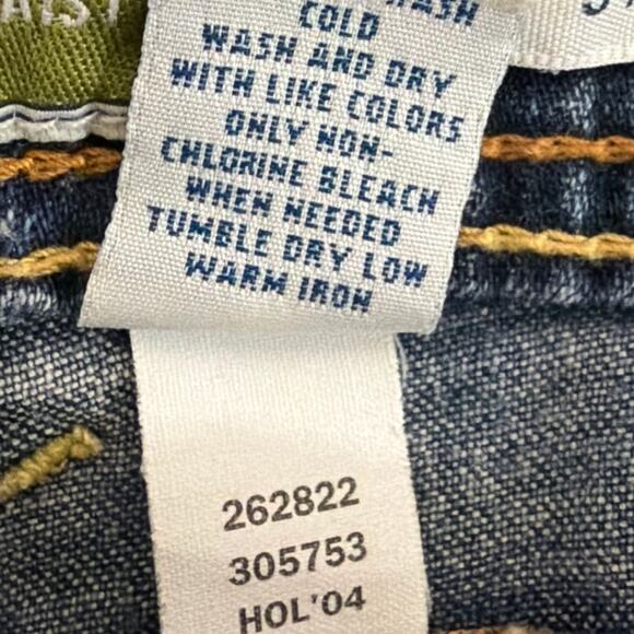 Y2K Old Navy Low Rise Denim Jeans Patch Pocket Flap Pocket Size 10 Vintage - Picture 8 of 8